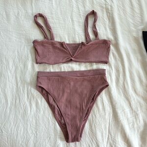 LSpace Ribbed Bikini, Mauve